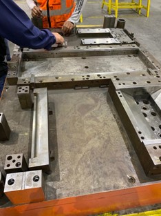 Die maintenance work